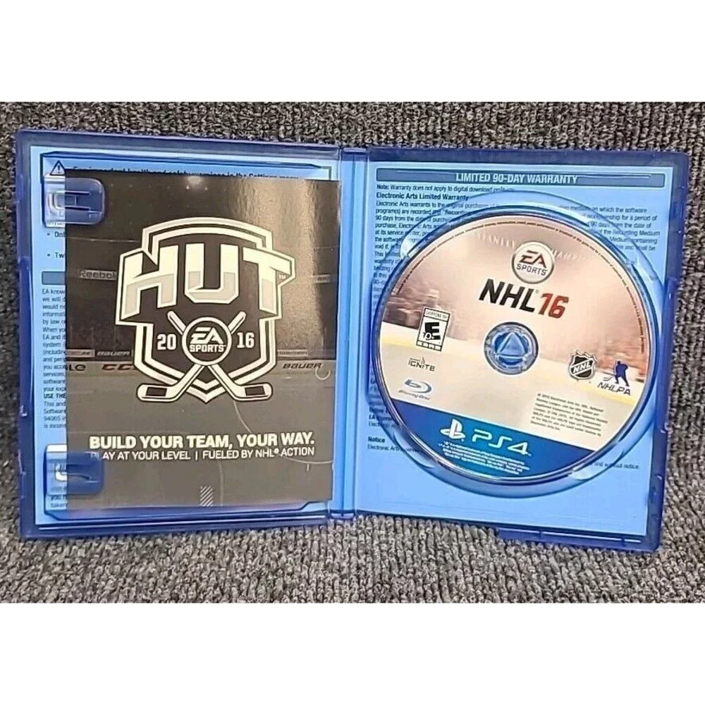PS4 NHL 16 (Sony PlayStation 4, 2015)No Manual Tested Hockey